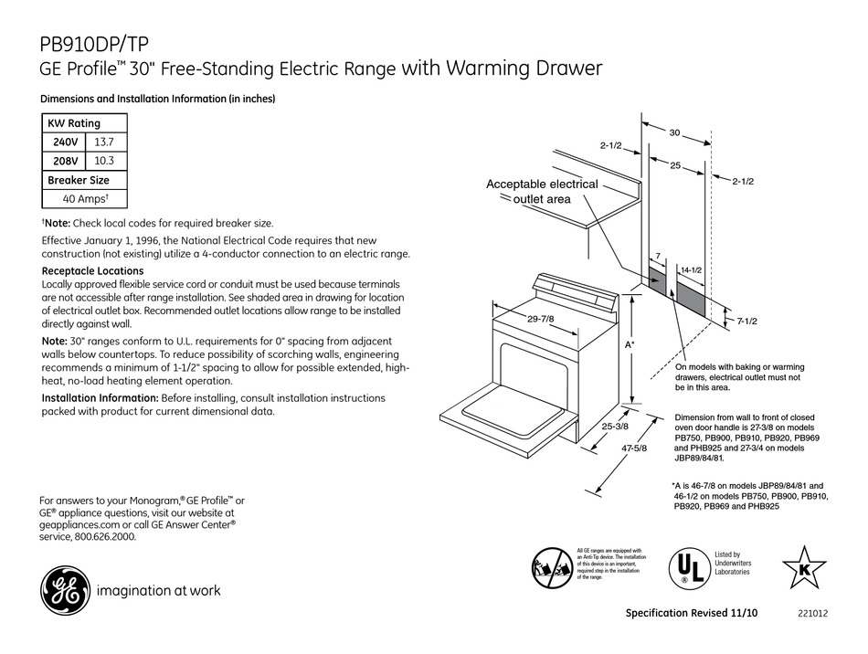 ge-pb910dpbb-profile-30-in-electric-range-dimensions-and