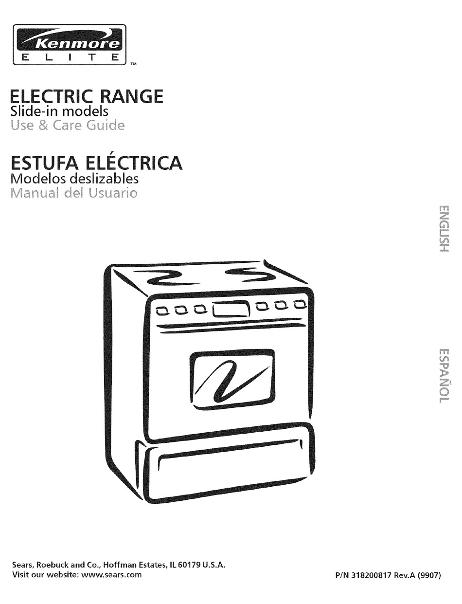 Kenmore elite store induction range manual