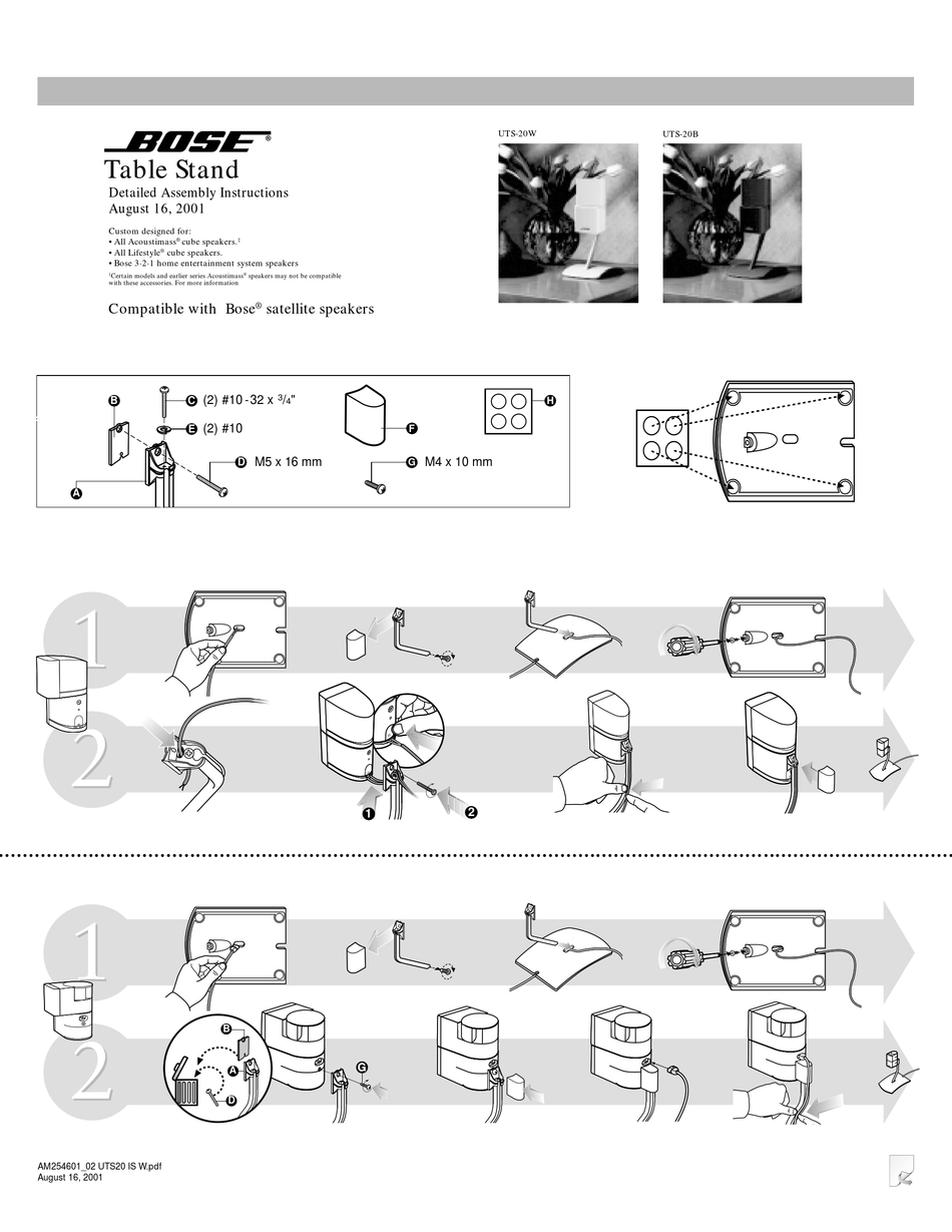 Bose Bedienungsanleitung owners manual für Acoustimass 16/15 series II/III copy 