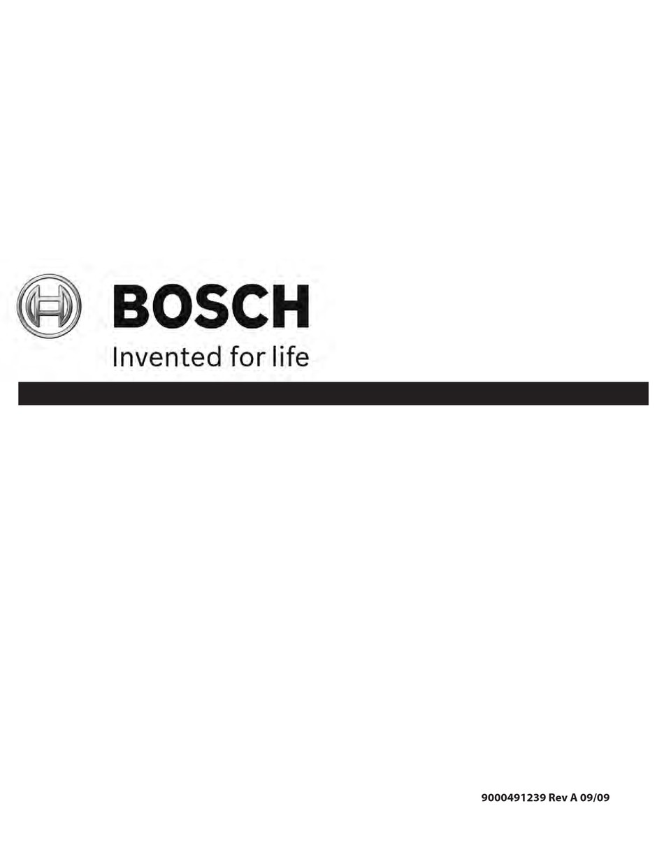 BOSCH SHE55M12UC 24" EVOLUTION 500 SERIES DISHWASHER INSTRUCTIONS FOR