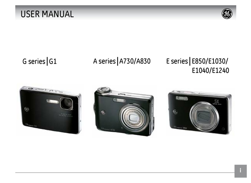 ge e850 digital camera