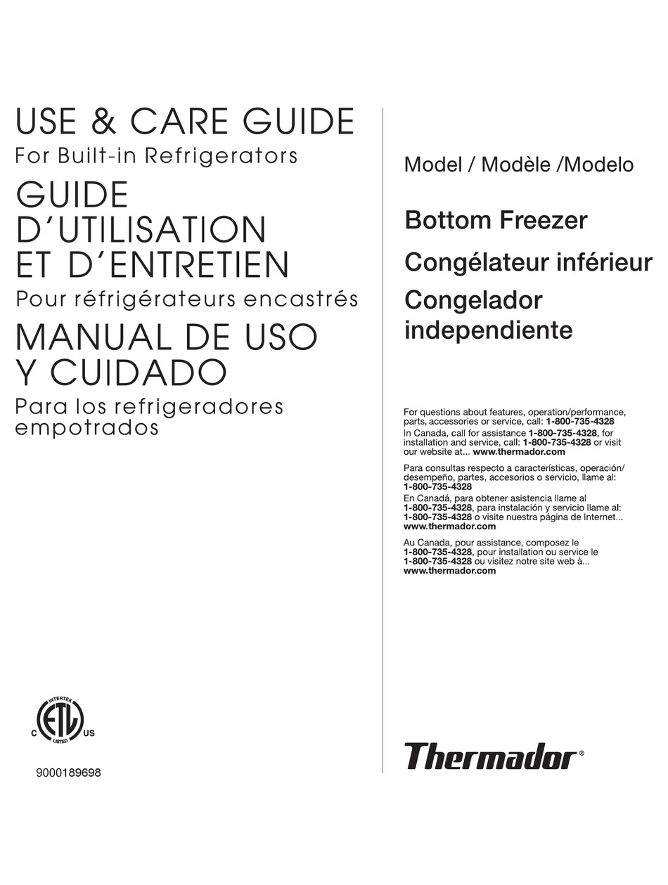 THERMADOR T36IT71NNP USER MANUAL Pdf Download ManualsLib
