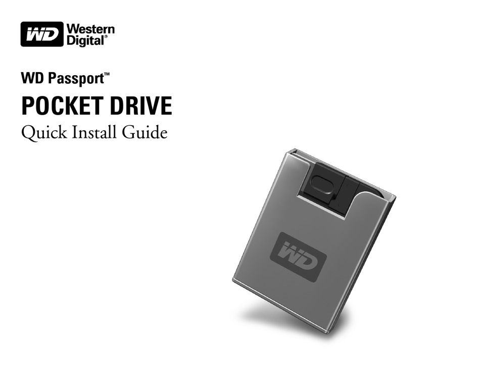 install western digital hard drive