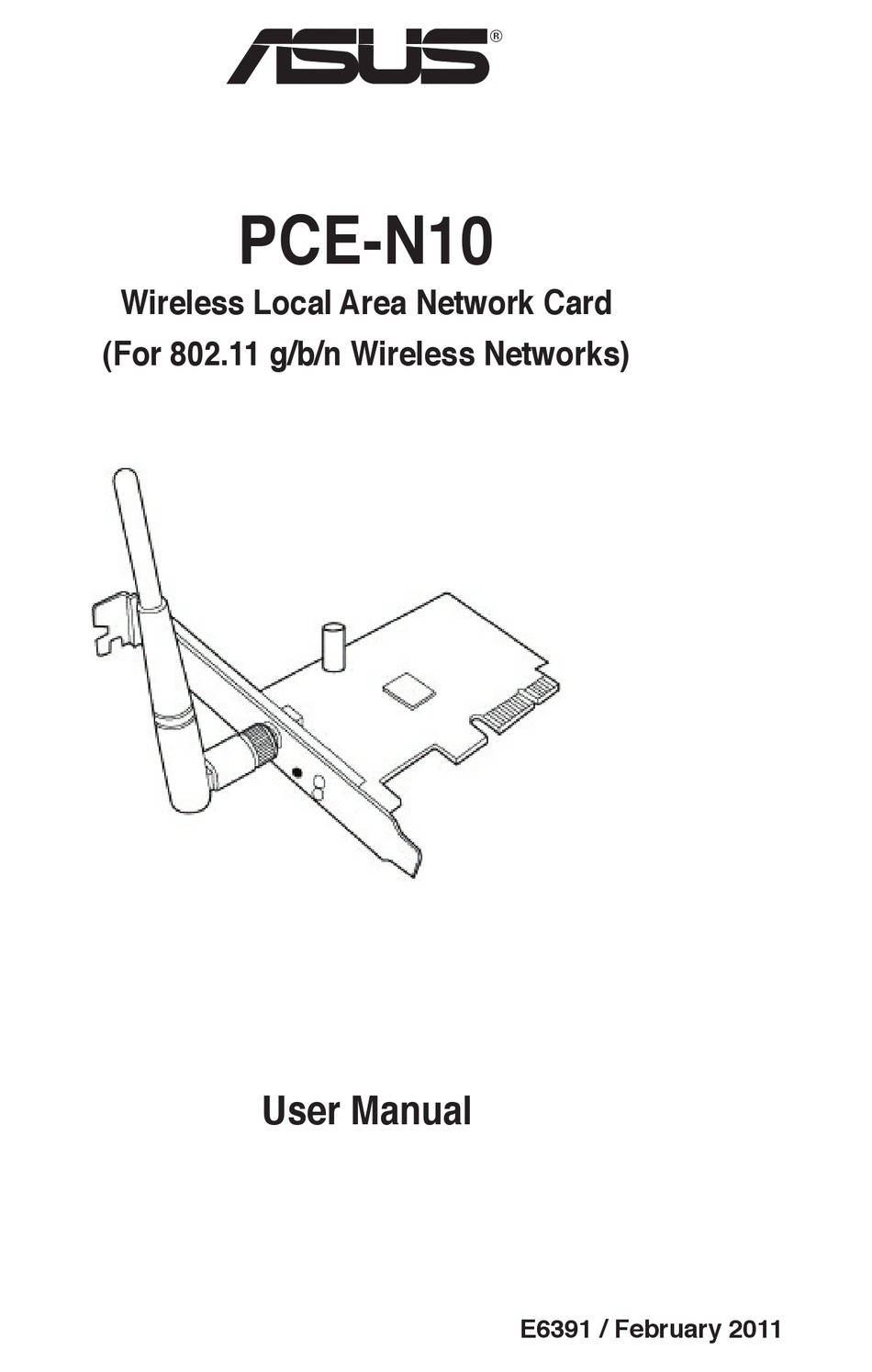 enclose list how Installing The Driver And Utilities - Asus PCE-N10 User Manual [Page 11] |  ManualsLib