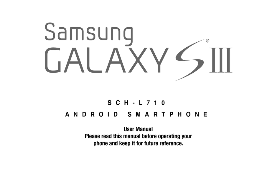 SAMSUNG SCH-L710MBBXAR USER MANUAL Pdf Download | ManualsLib SAMSUNG SCH-L710MBBXAR USER MANUAL Pdf Download
