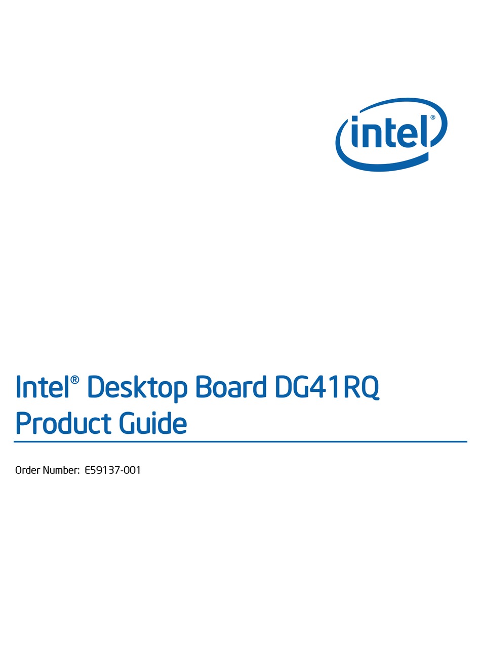 intel dg41rq bios