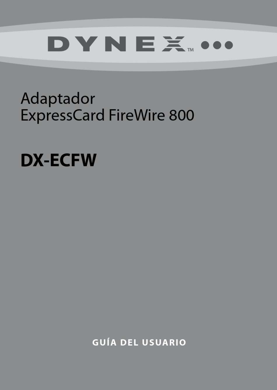 Dynex Firewire 800 Expresscard Adaptor 