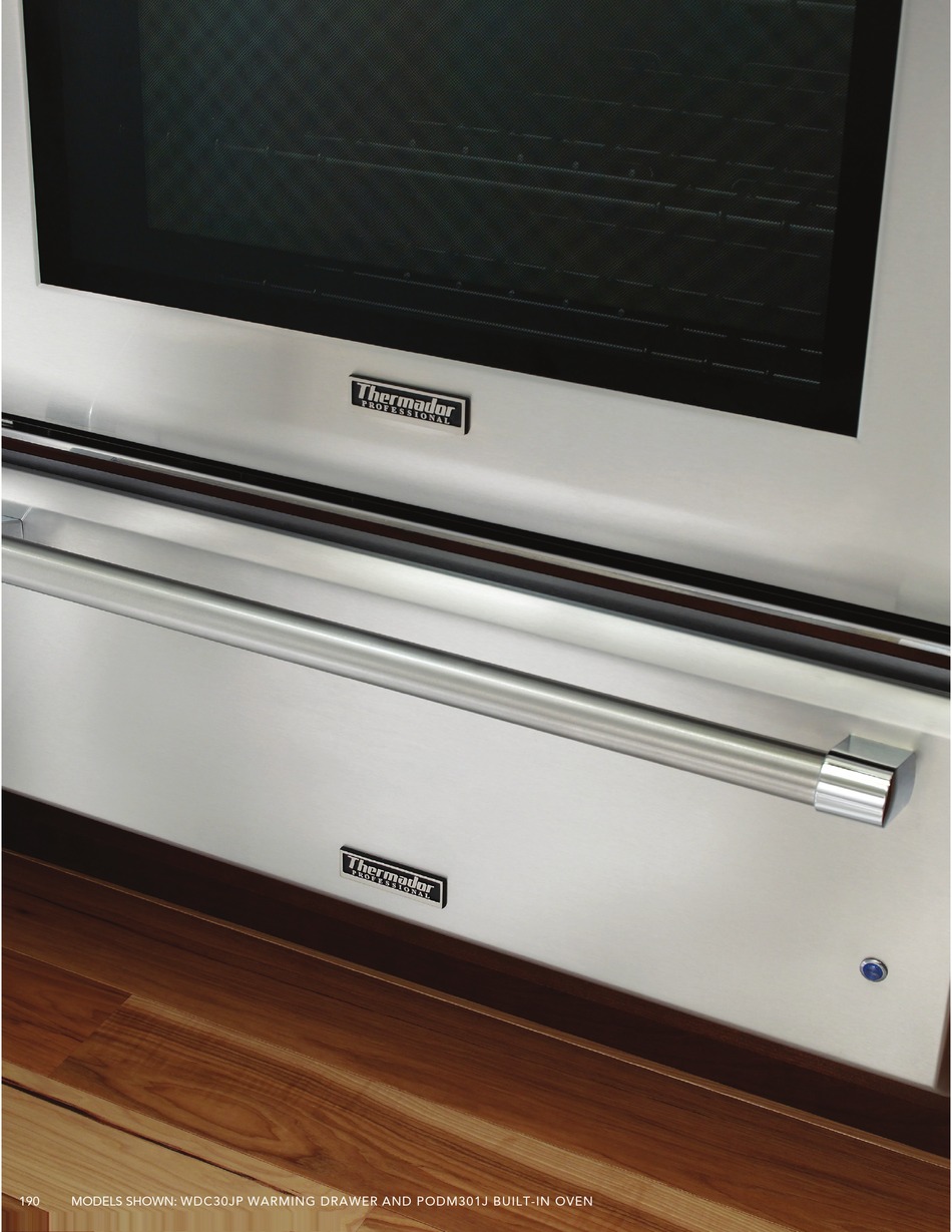 THERMADOR WD27JS SPECIFICATIONS Pdf Download ManualsLib