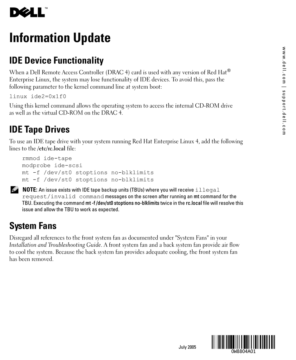 DELL POWEREDGE 830 INSTALLATION AND TROUBLESHOOTING MANUAL Pdf Download |  ManualsLib