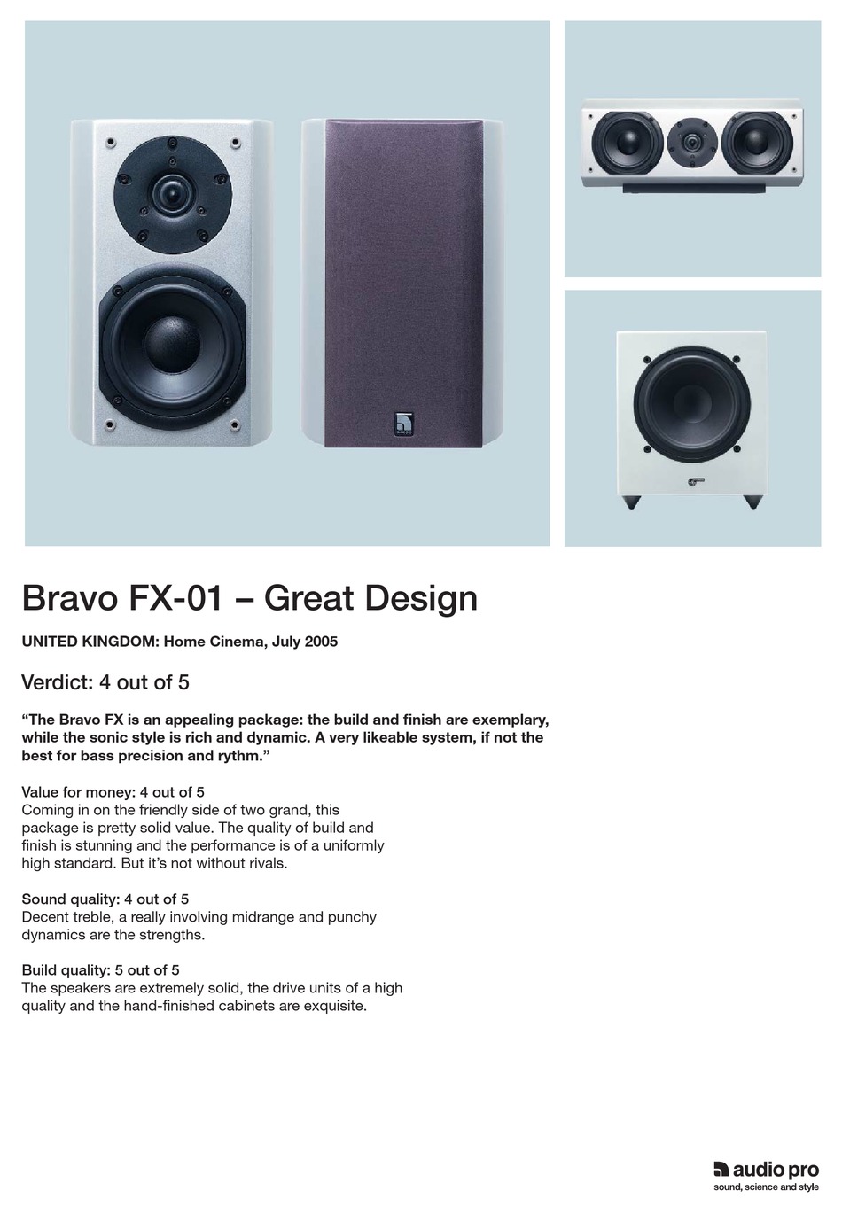 Audio Pro Bravo Fx 01 Reference Manual Pdf Download Manualslib