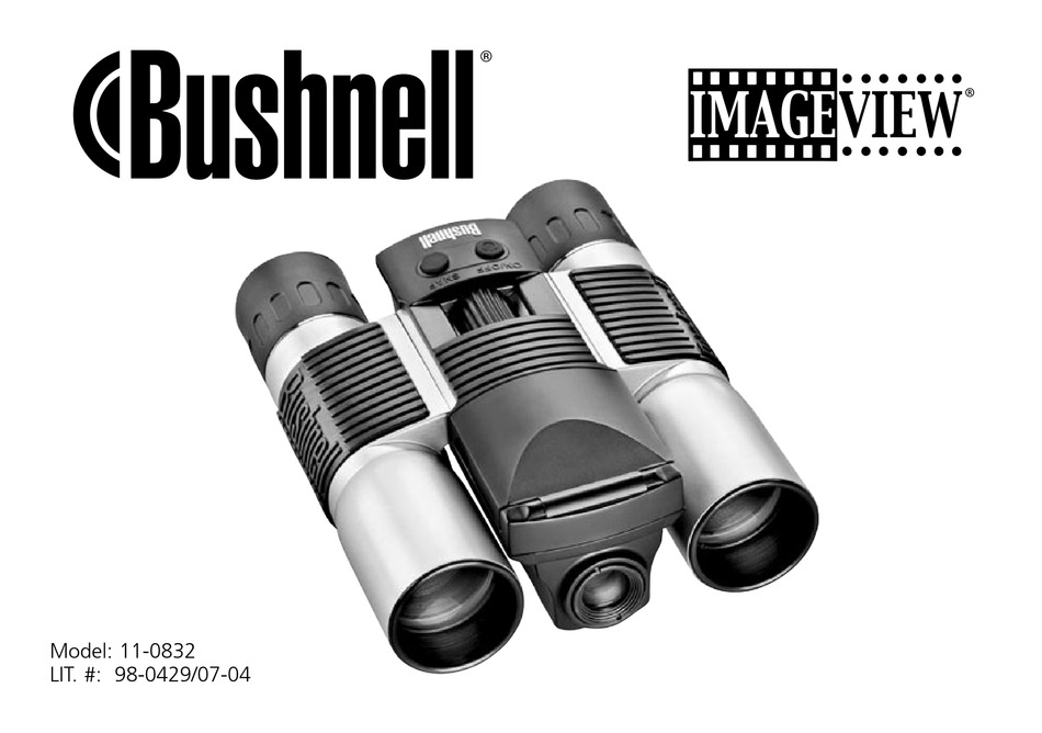 BUSHNELL IMAGEVIEW 110832 USER MANUAL Pdf Download ManualsLib