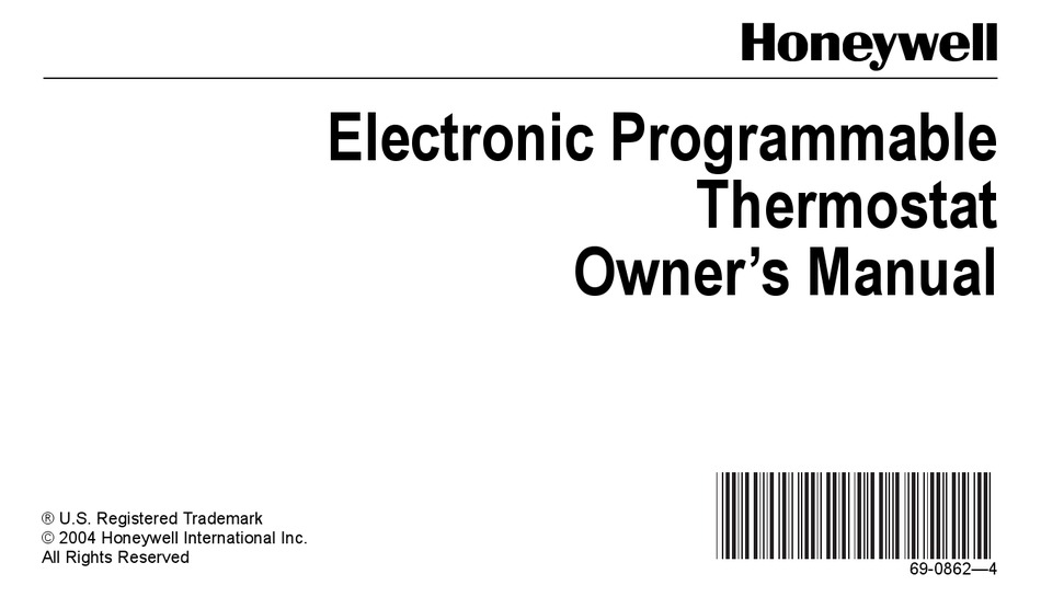 HONEYWELL T8112C OWNER'S MANUAL Pdf Download | ManualsLib