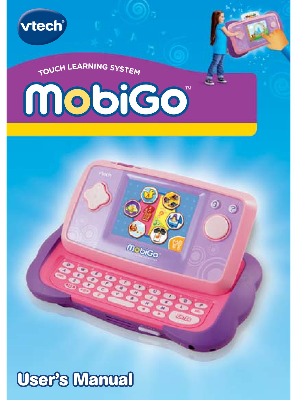 vtech mobigo touch learning system games storage