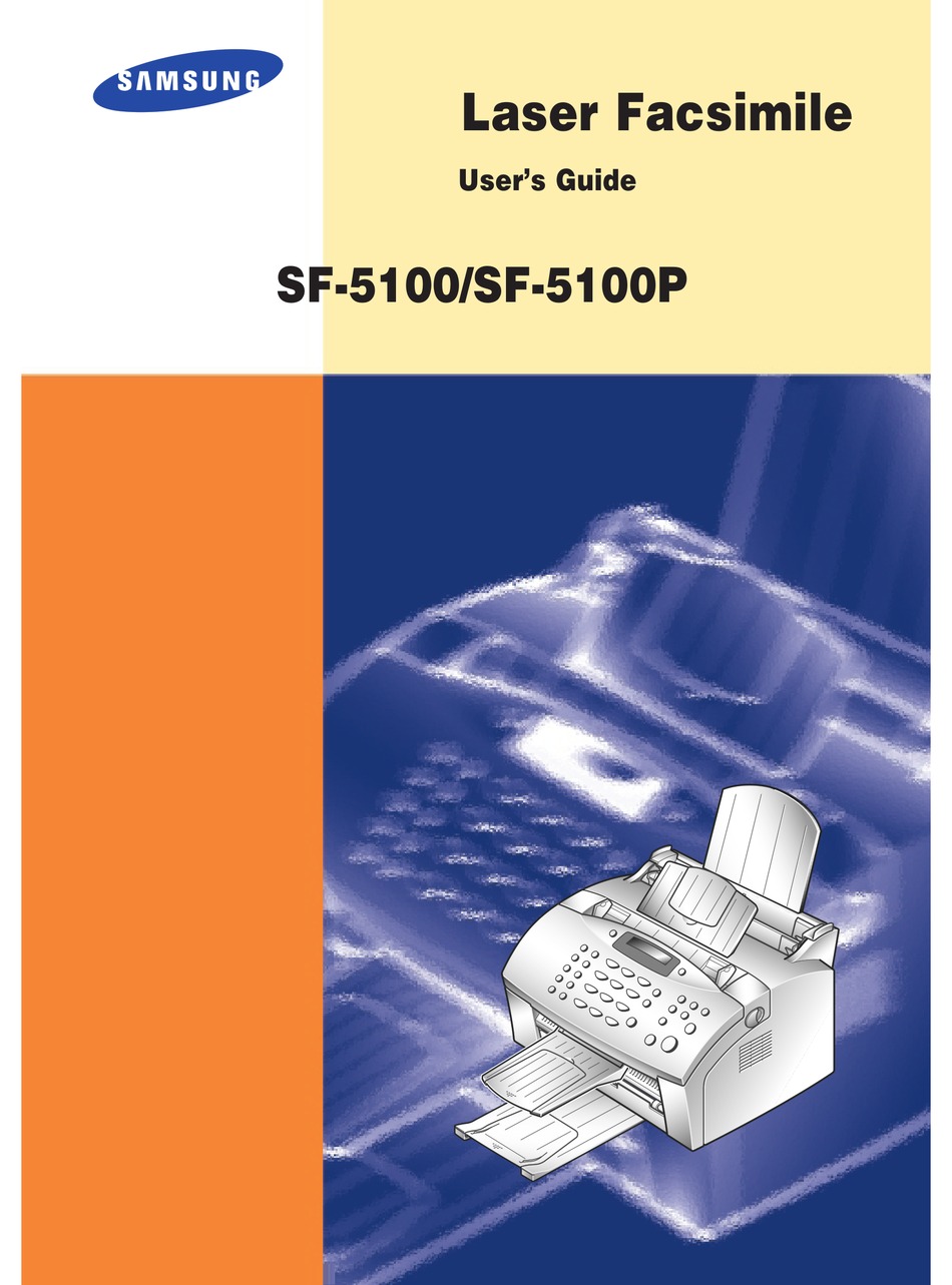 samsung sf 5100 fax fuser error
