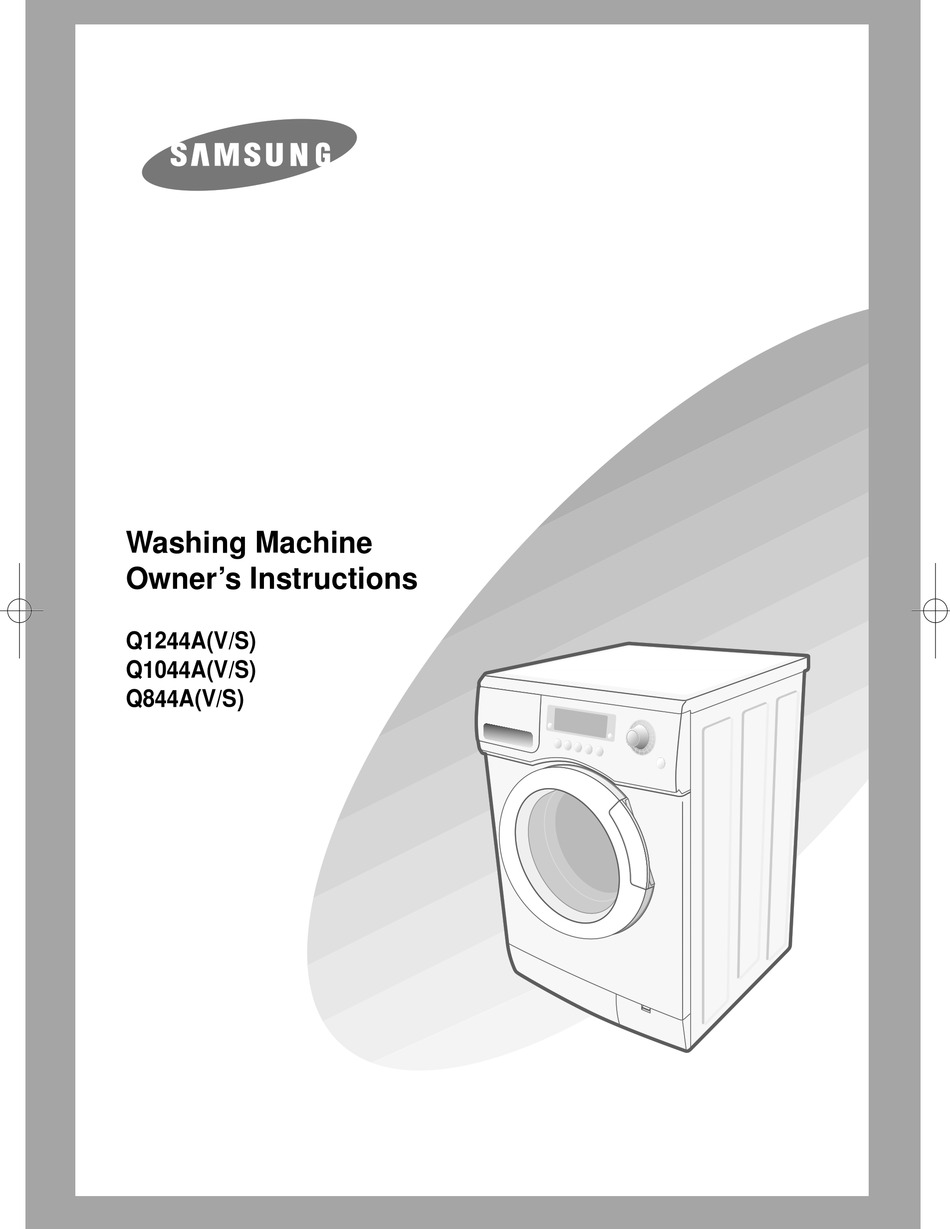 SAMSUNG Q1244AS OWNER'S INSTRUCTIONS MANUAL Pdf Download | ManualsLib