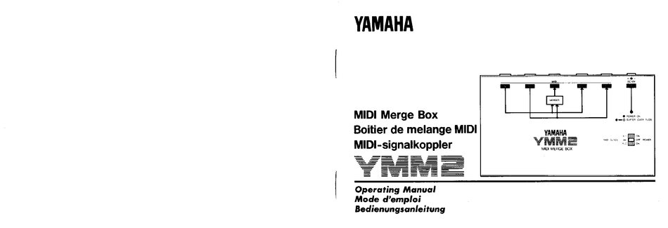 YAMAHA YMM2 OPERATING MANUAL Pdf Download | ManualsLib