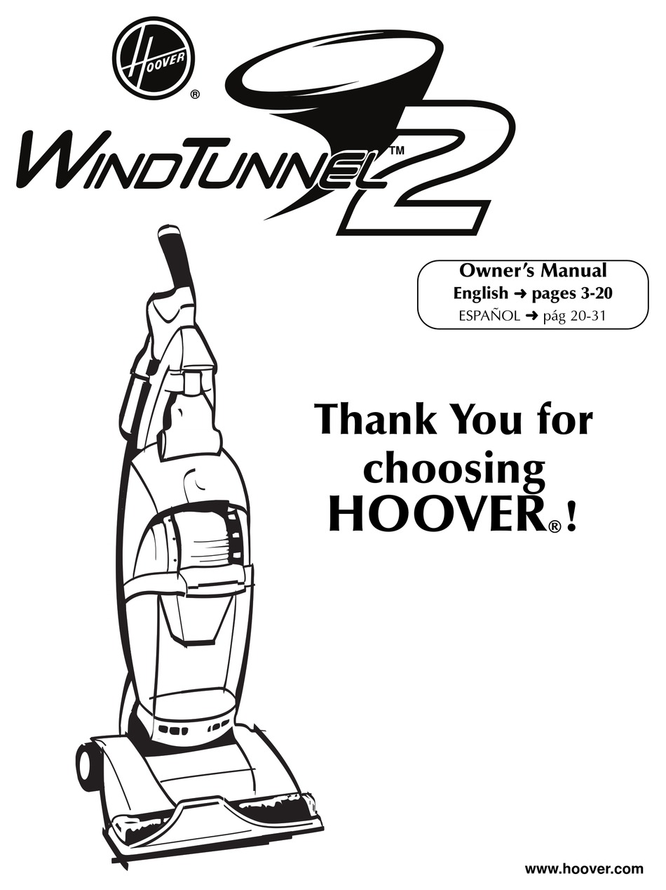HOOVER U8341 OWNER'S MANUAL Pdf Download | ManualsLib