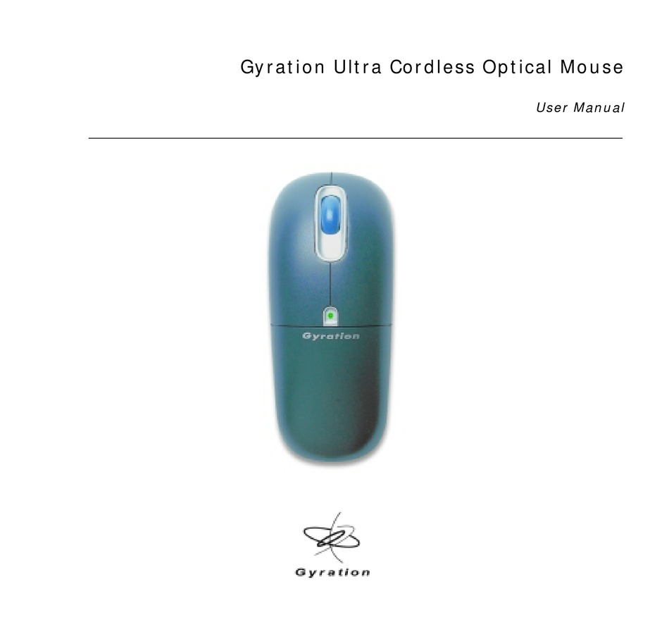GYRATION GP110001 USER MANUAL Pdf Download ManualsLib