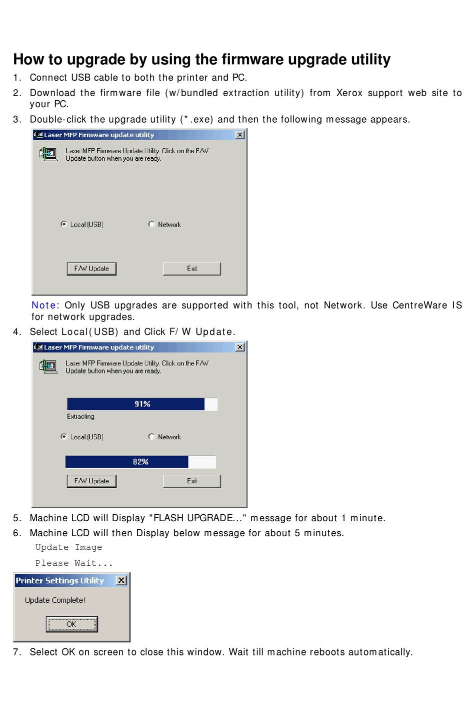 XEROX 3600DN PHASER B/W LASER PRINTER UPDATE Pdf Download ManualsLib