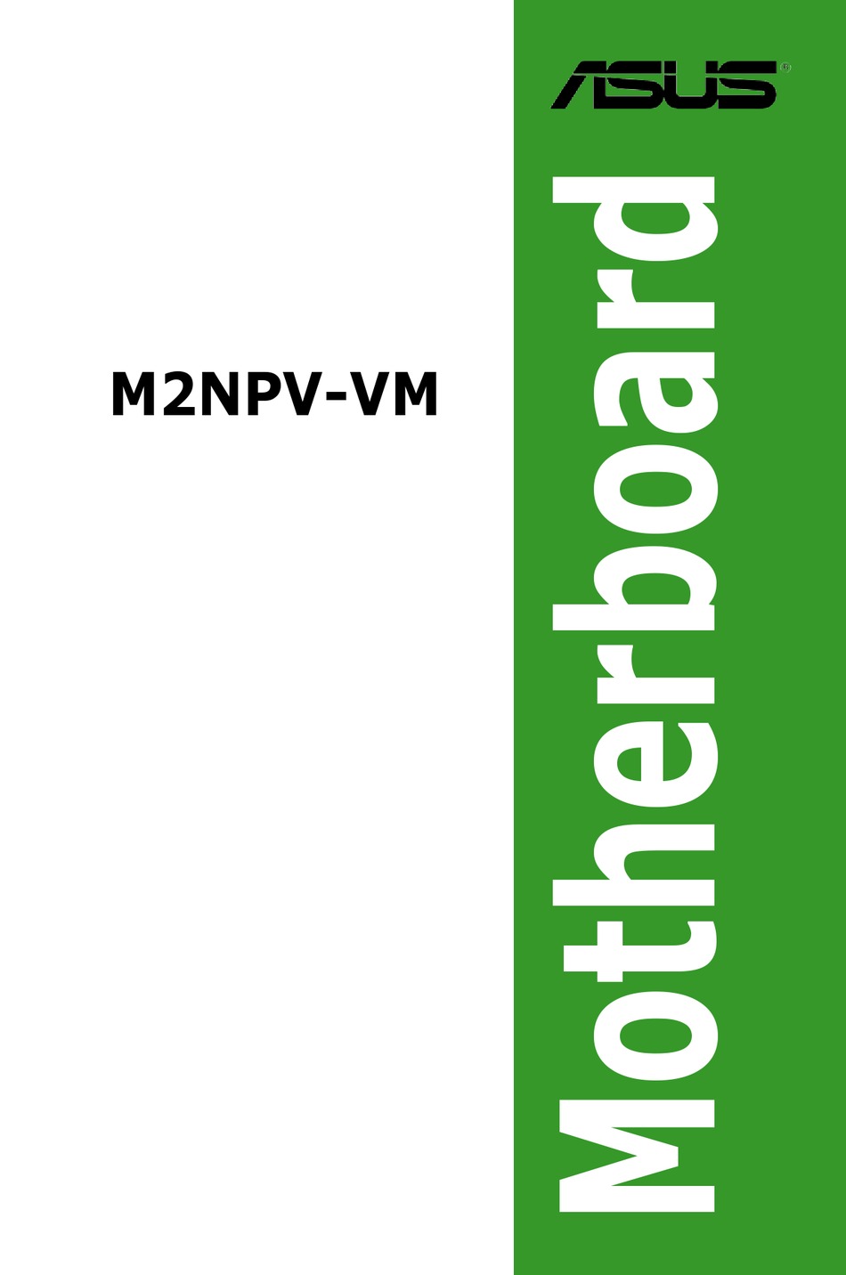 ASUS M2NPV-VM INSTALLATION MANUAL Pdf Download | ManualsLib