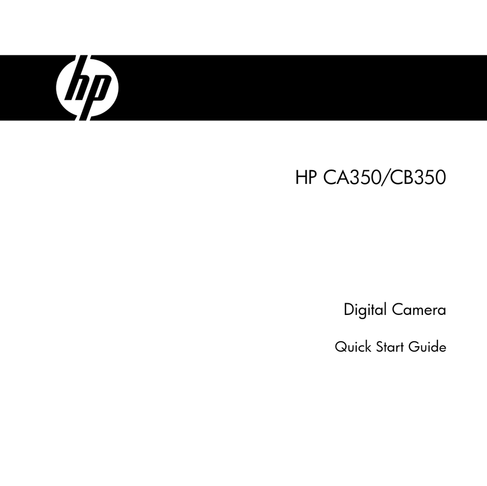 HP SB360 12 MP, 3IN LCD QUICK START MANUAL Pdf Download ManualsLib
