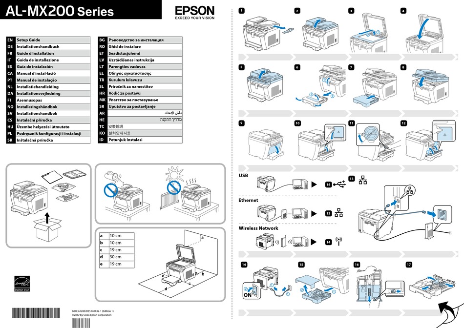Epson Workforce Al Mx200dnf Setup Manual Pdf Download Manualslib 4578