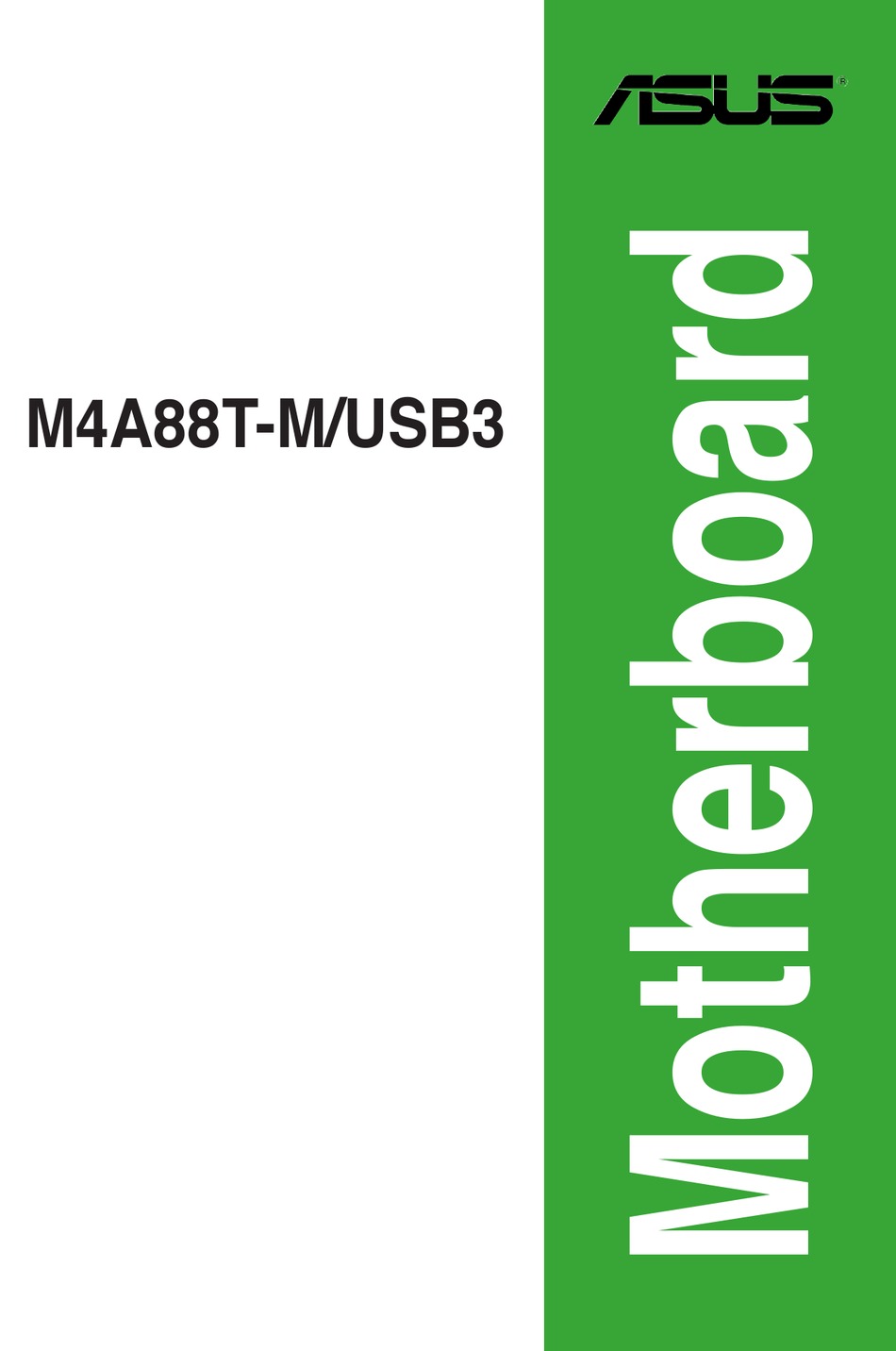 Asus M4a88t M Usb3 User Manual Pdf Download Manualslib