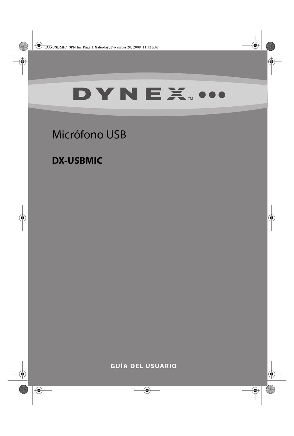 DYNEX DXUSBMIC GUÍA DEL USUARIO Pdf Download ManualsLib