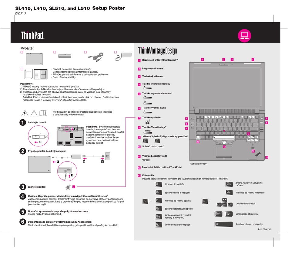 LENOVO THINKPAD L410 SETUP MANUAL Pdf Download  ManualsLib