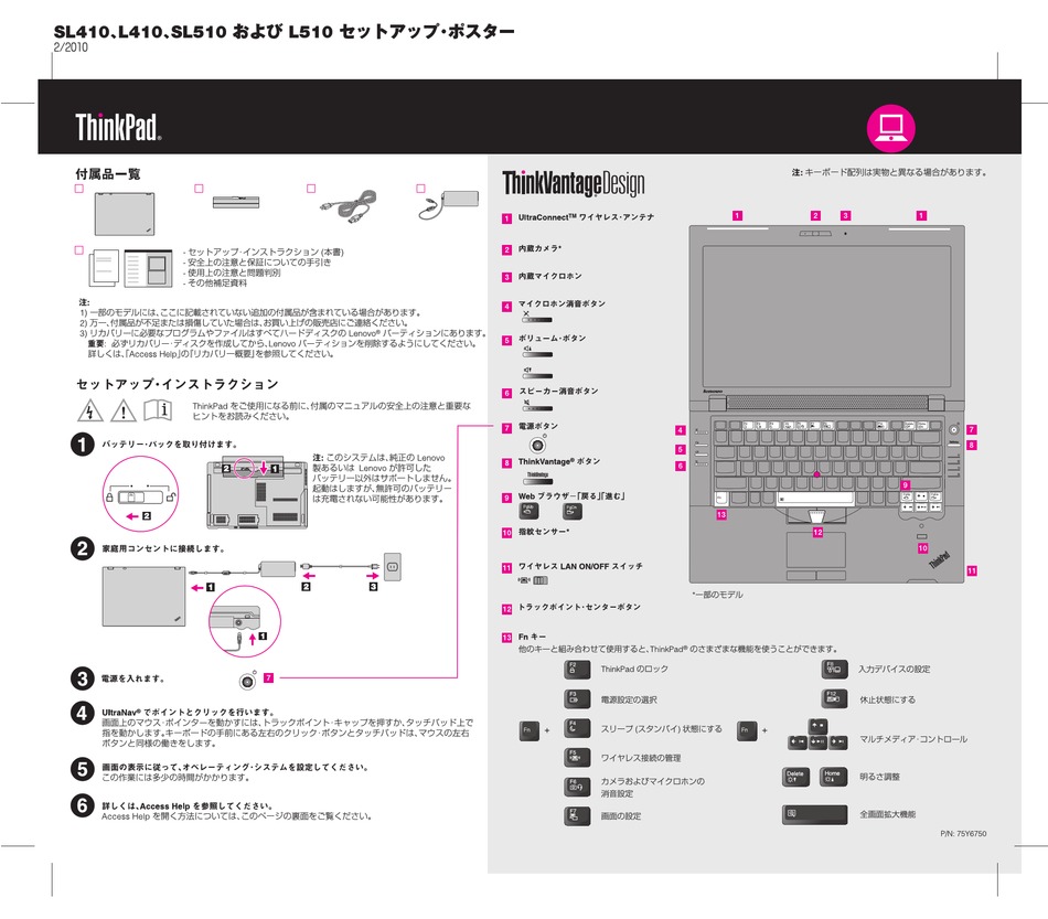 LENOVO THINKPAD L410 SETUP MANUAL Pdf Download  ManualsLib