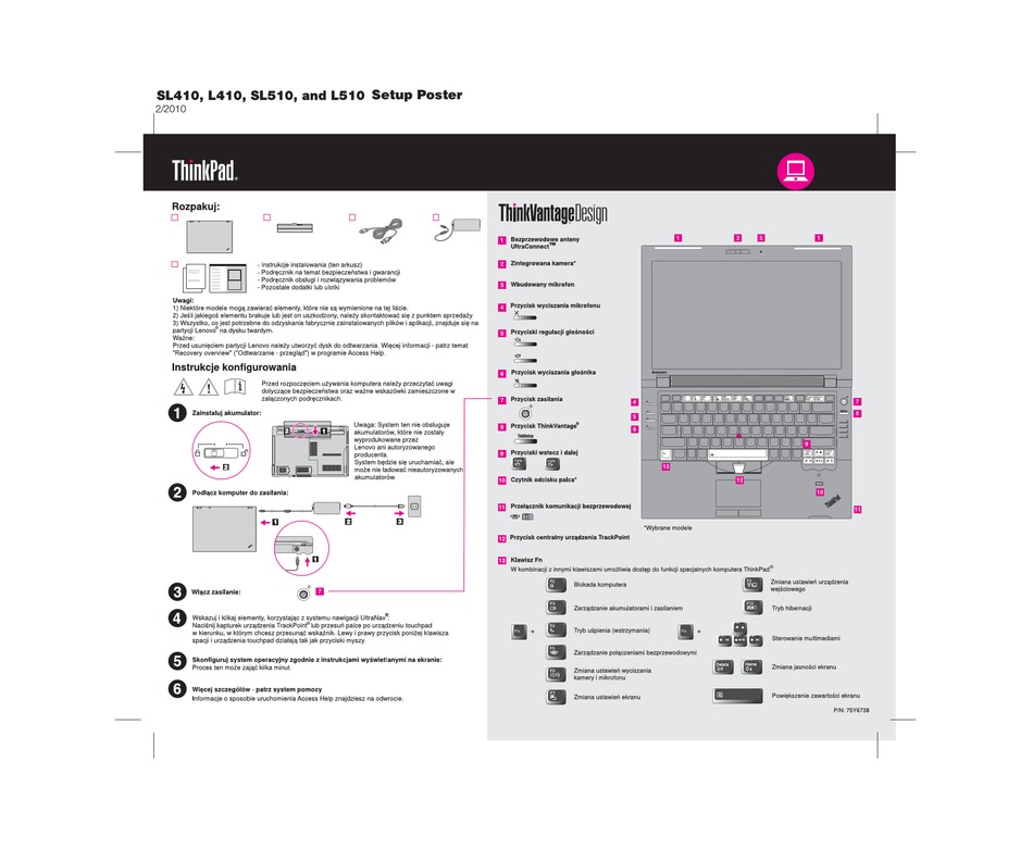 LENOVO THINKPAD L410 SETUP MANUAL Pdf Download  ManualsLib