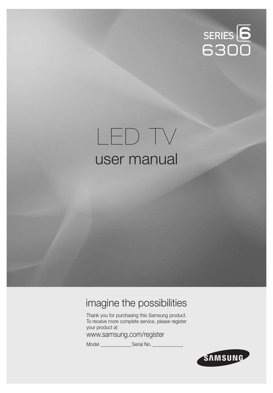 SAMSUNG UN40C6300SF USER MANUAL Pdf Download | ManualsLib