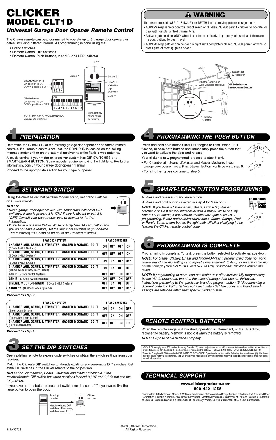 clicker-clt1d-owner-s-manual-pdf-download-manualslib