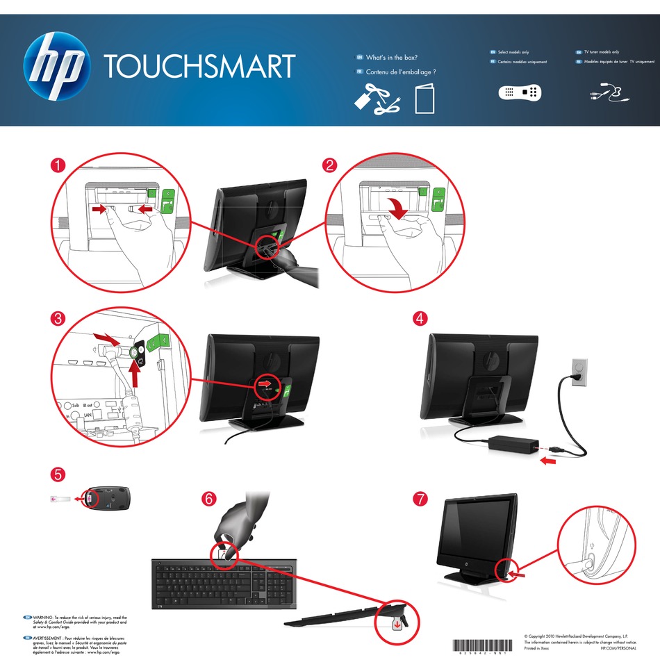 Hp Touchsmart 610 1000 Quick Start Manual Pdf Download Manualslib 0211