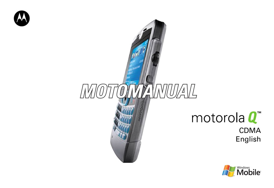 MOTOROLA Q SERIES USER MANUAL Pdf Download | ManualsLib