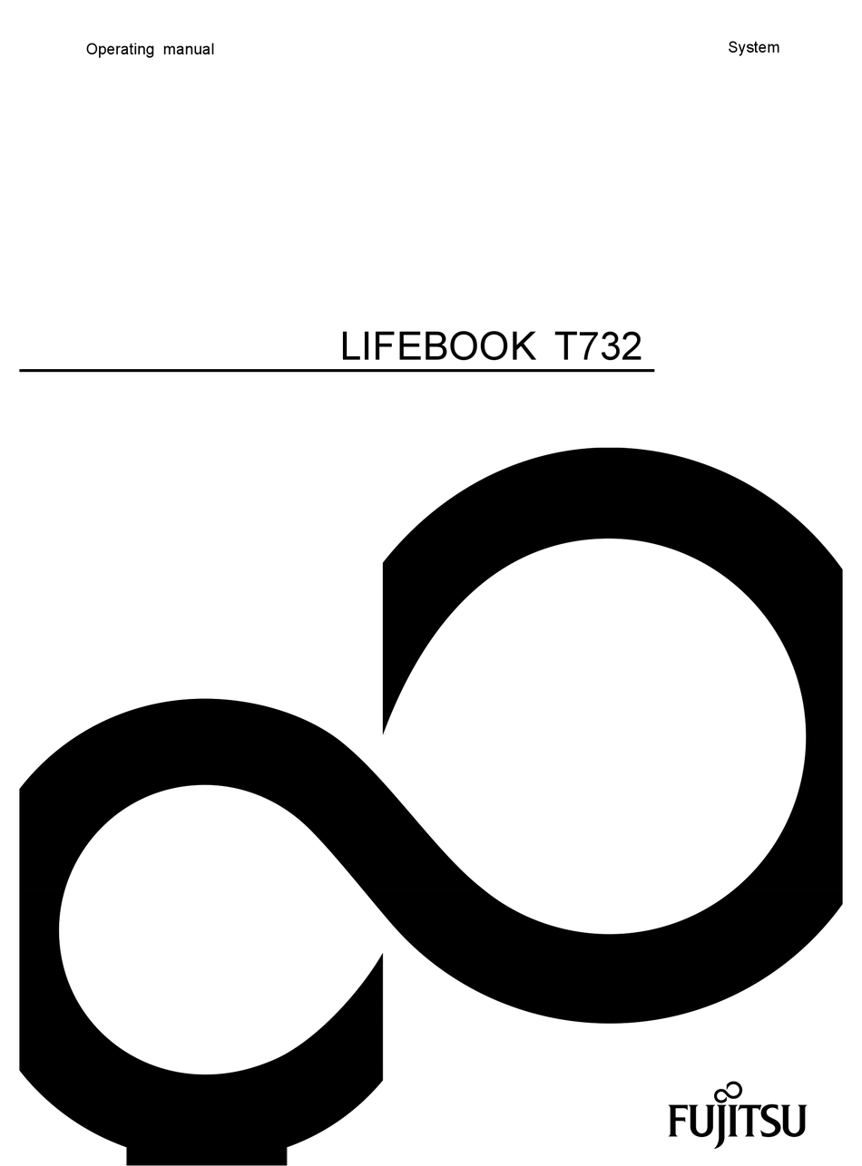 Fujitsu Lifebook T732 Operating Manual Pdf Download Manualslib