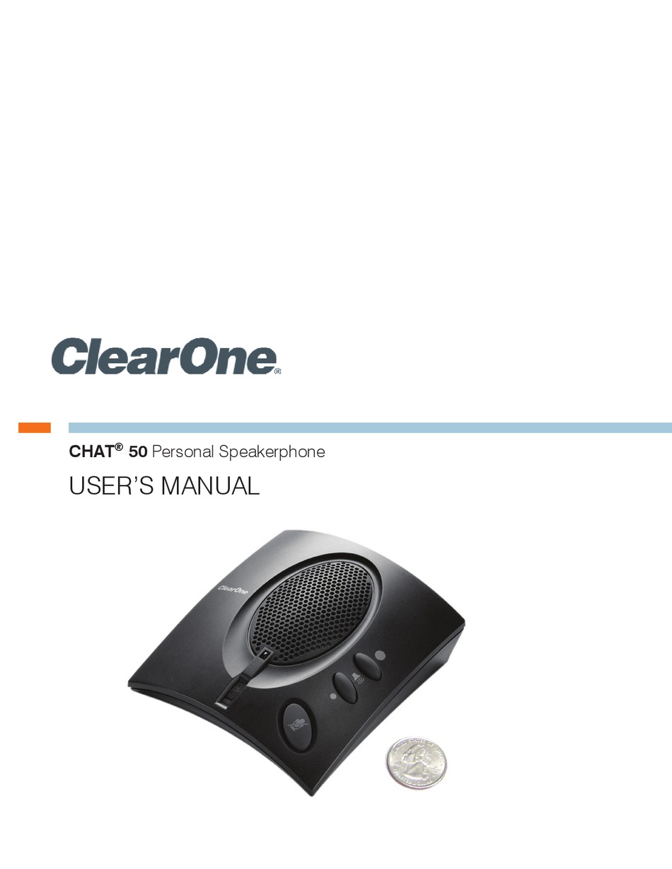 ClearOne CHAT 50 User Manual 