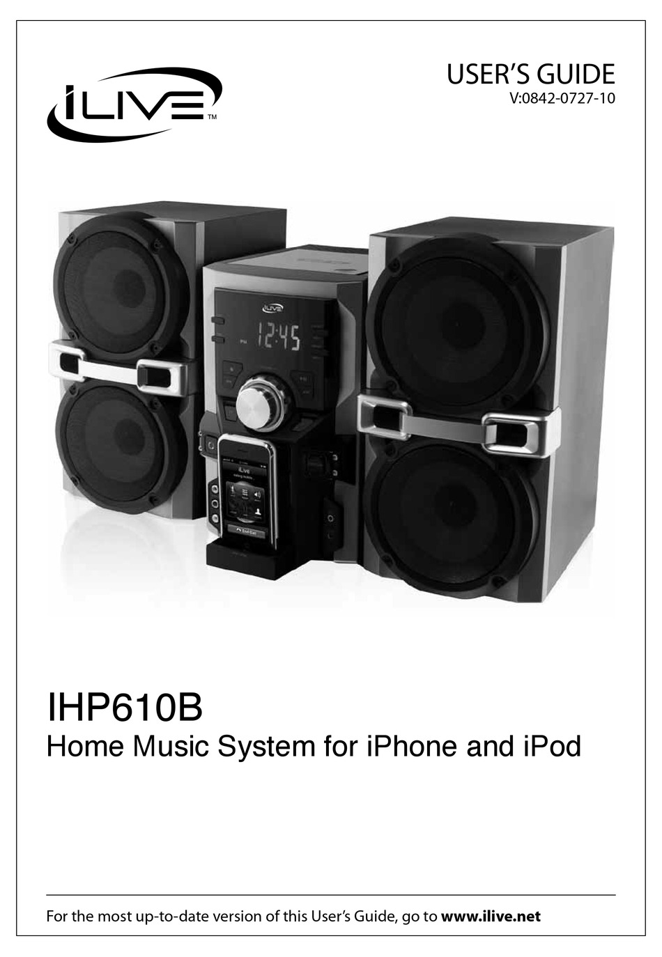 ilive home music system for iphone and ipod