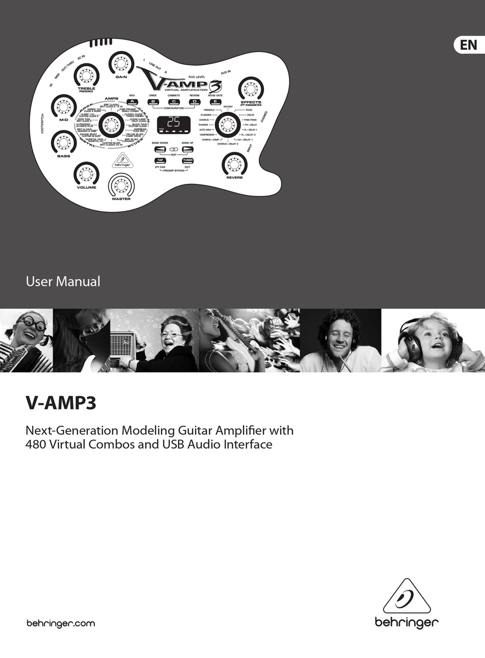 Behringer V Amp3 User Manual Pdf Download Manualslib