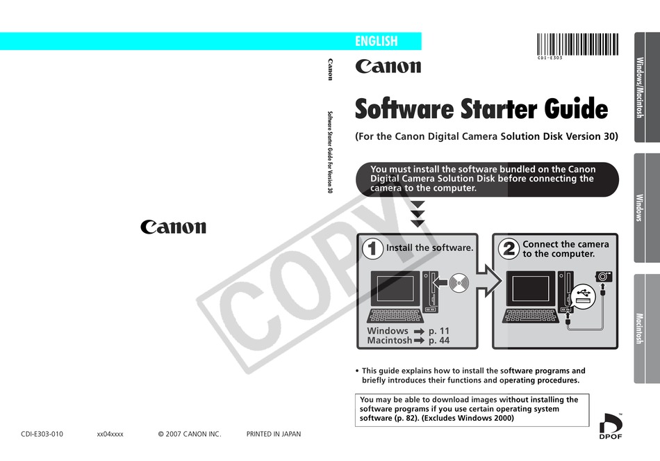 canon powershot sd750 software download for mac