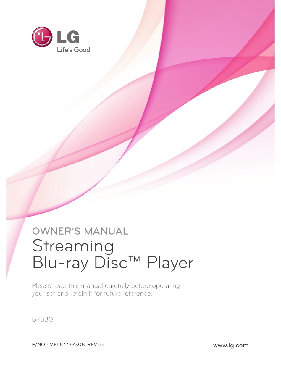 LG BP330 OWNER'S MANUAL Pdf Download | ManualsLib