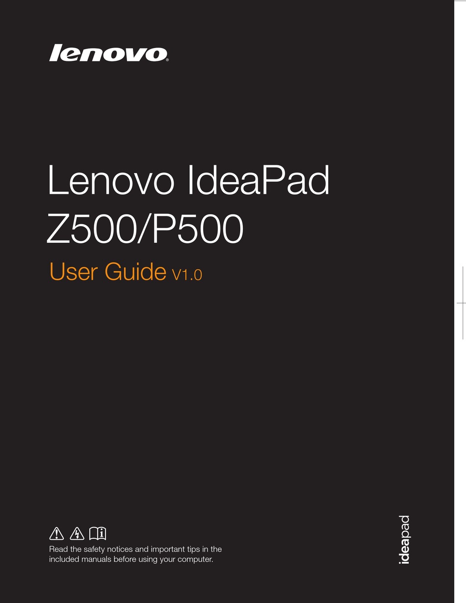 Lenovo Ideapad Z500 User Manual Pdf Download Manualslib