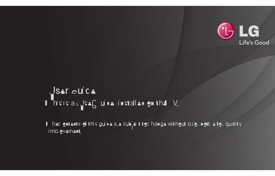 LG 50LA6200 USER MANUAL Pdf Download | ManualsLib