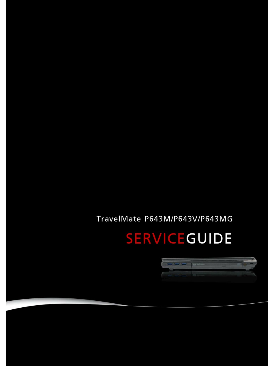 Acer Travelmate P643 V Service Manual Pdf Download Manualslib