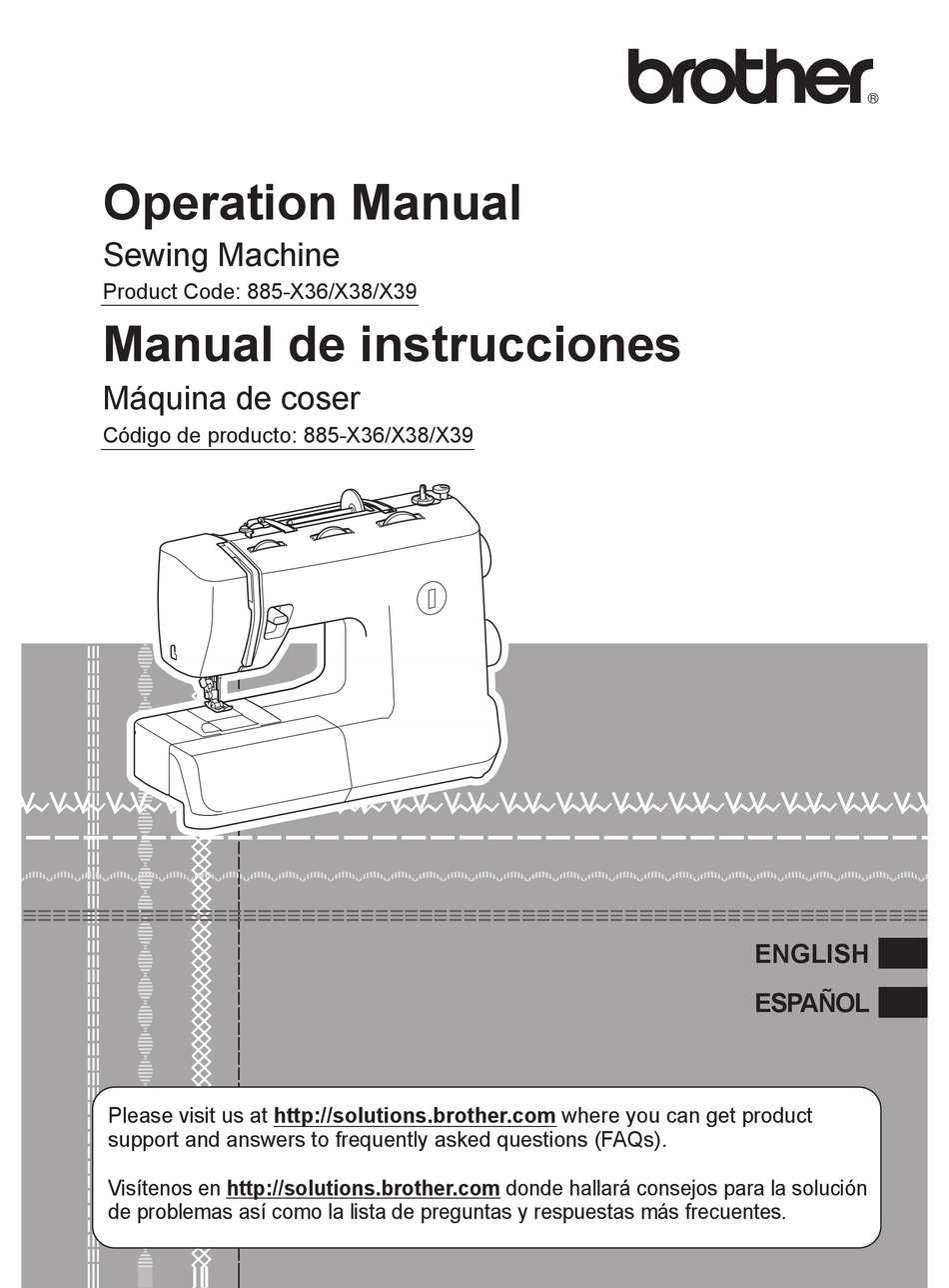 User manual Brother SE700 (English - 104 pages)