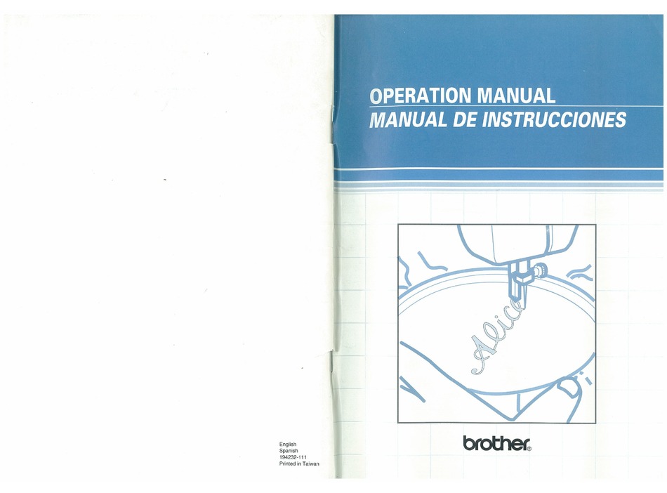 BROTHER XR-40 USER MANUAL Pdf Download | ManualsLib