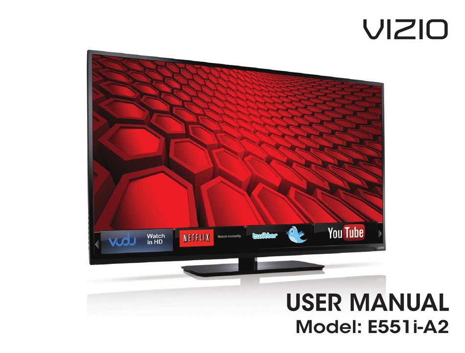 VIZIO E551I-A2 USER MANUAL Pdf Download | ManualsLib