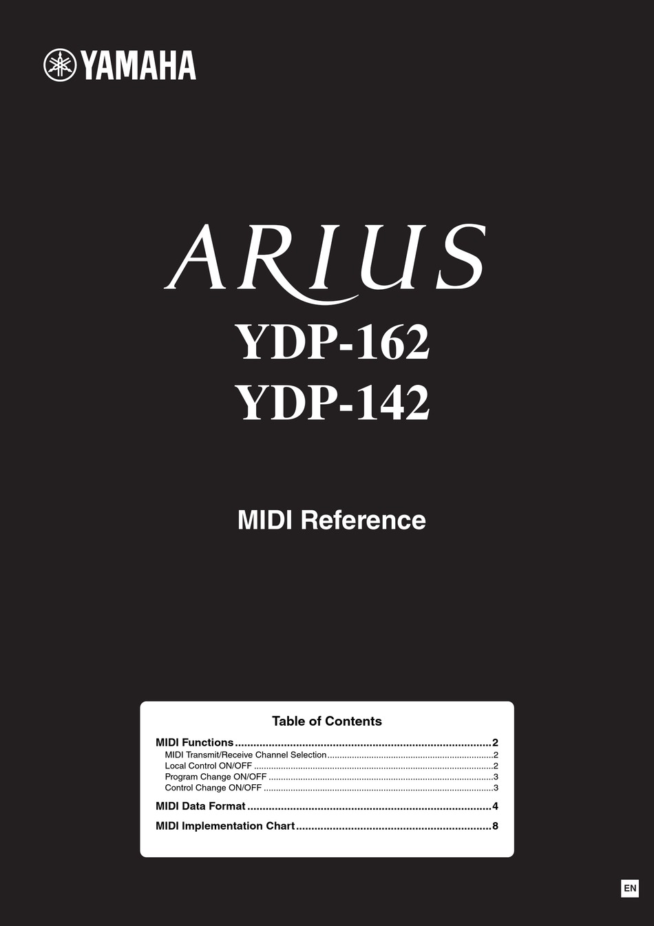 YAMAHA 142 REFERENCE Pdf Download | ManualsLib