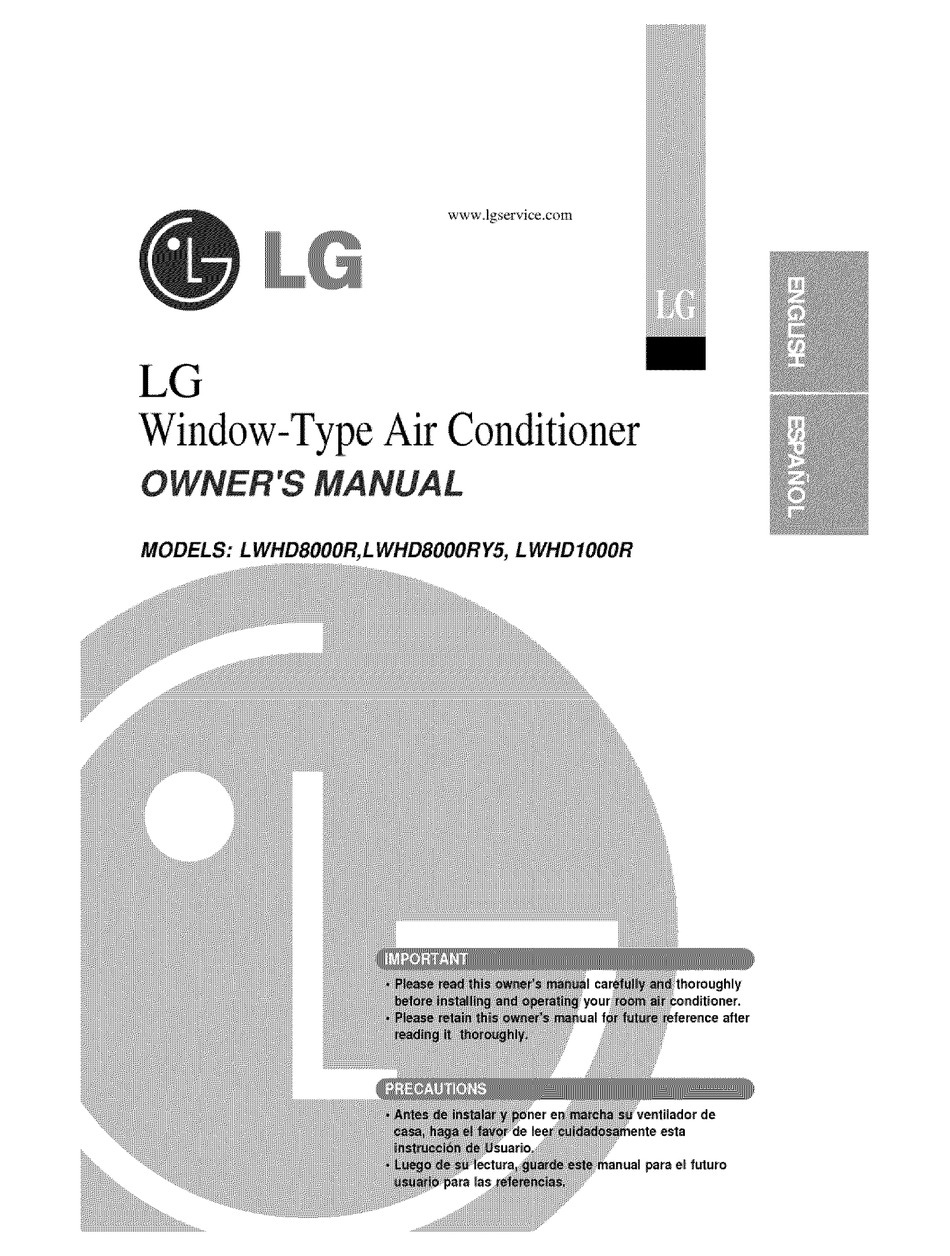 LG LWHD1000R OWNER'S MANUAL Pdf Download | ManualsLib