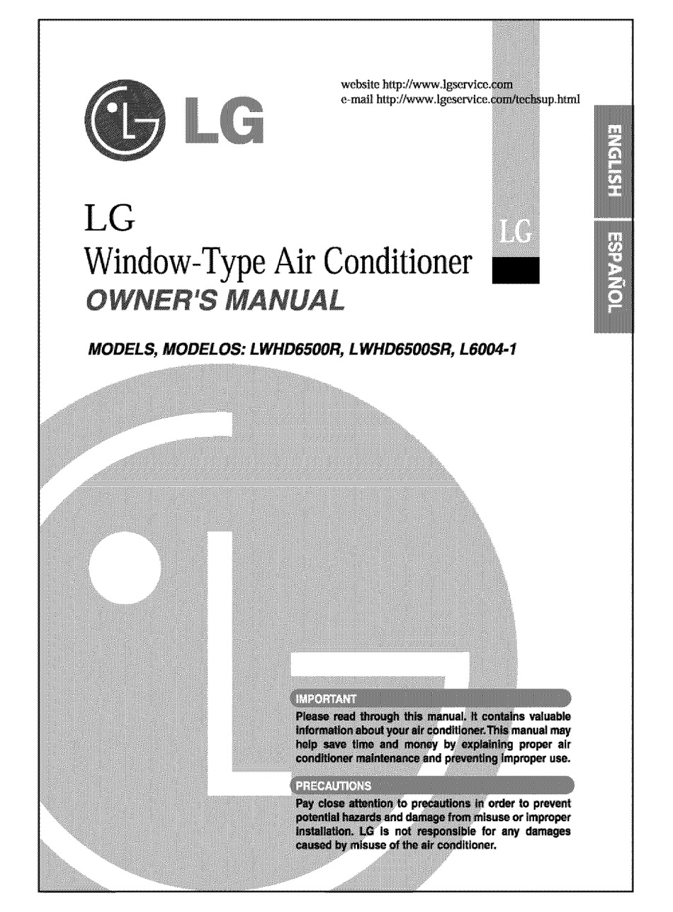 Lg Lwhd6500sr Owner S Manual Pdf Download Manualslib